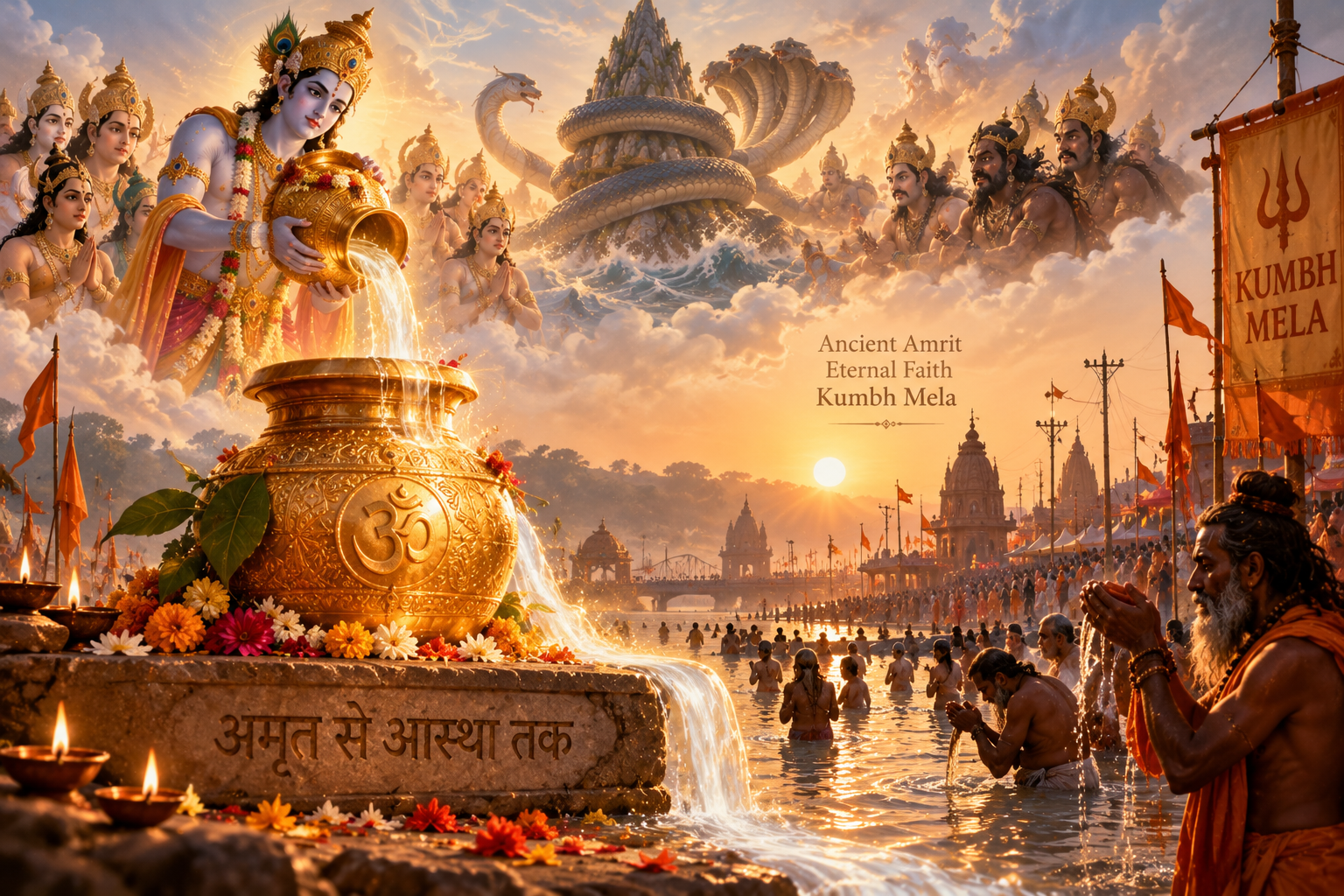 Kumbh Mela and its traditional connection with the Amrit Kumbh